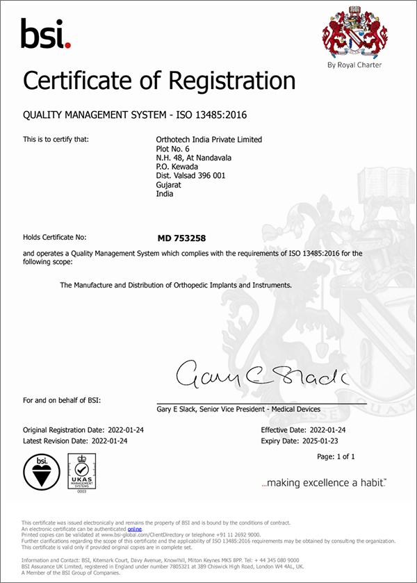 certificate MD